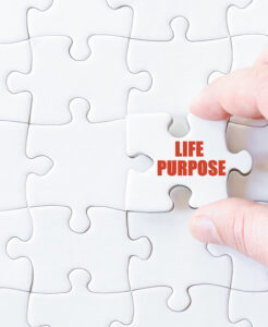 life purpose written on puzzle piece